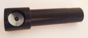 Cheshire eyepiece for initial collimation